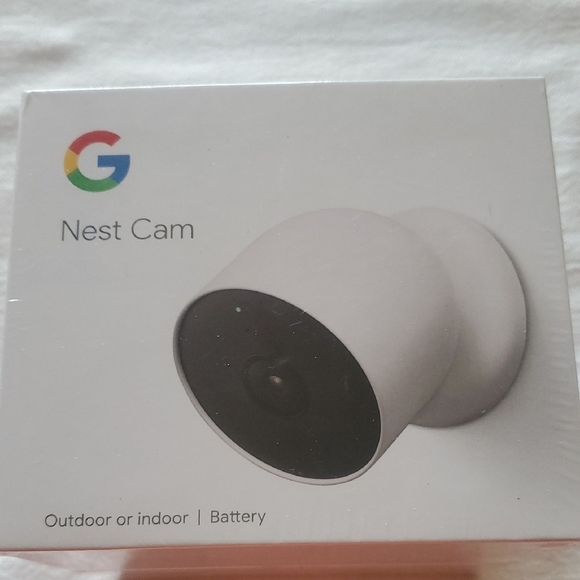Google Nest Cam - Modern White Design Indoor/Outdoor Battery NIB - Picture 1 of 6